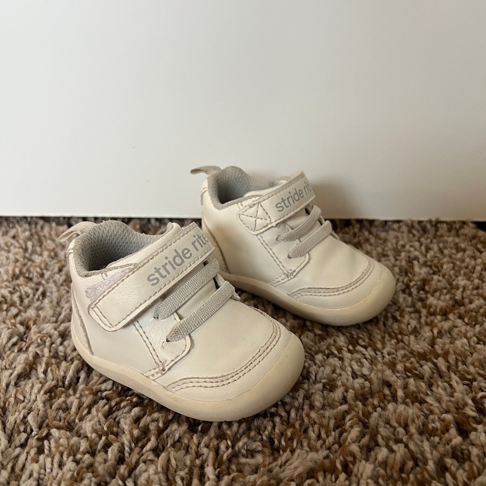 Stride Rite Kids Cream Shoes